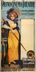 Poster pubblicitario del Phono-Cinema-Theatre per l